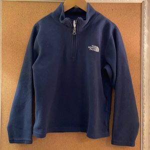 The North Face Boys micro fleece 1/4 zip size medium 10-12